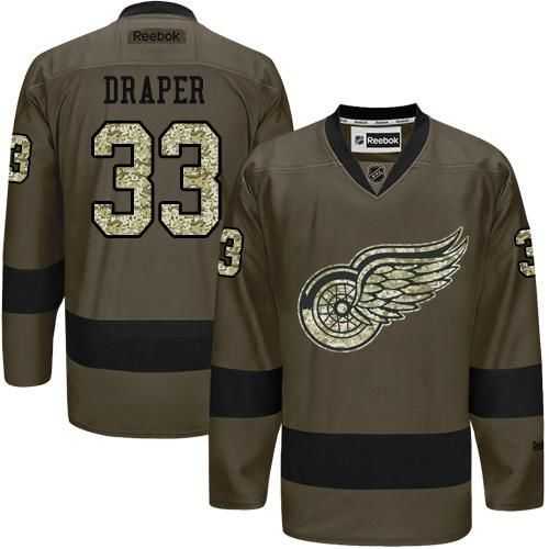 Glued Detroit Red Wings #33 Kris Draper Green Salute to Service NHL Jersey,We sell and wholesale Glued Detroit Red Wings #33 Kris Draper Green Salute to Service NHL Jersey on line form chian!